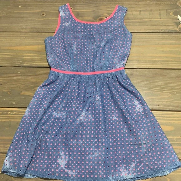 white christmas dresses Dani Denim Dress main image 0